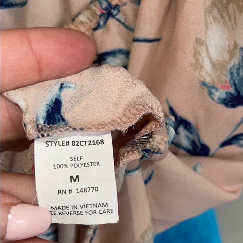 Sienna Sky Blush Floral Blouse - Picture 4 of 7